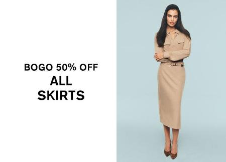 BOGO 50% Off All Skirts