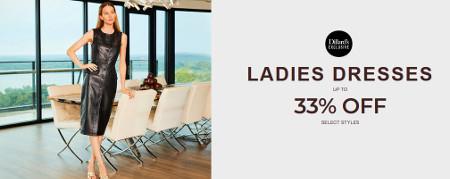 Ladies Dresses Up to 33% off