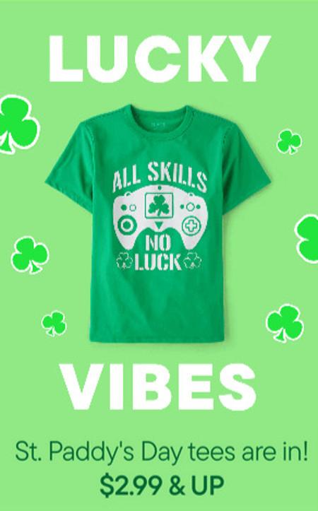 St. Paddy's Day Tees $2.99 and Up