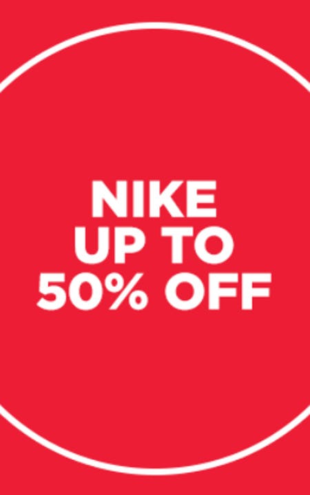 Nike Up to 50% off