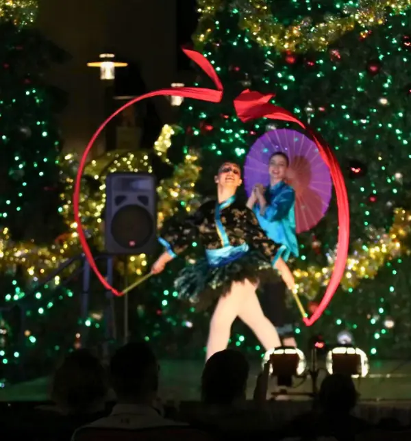 Community Performances and Gift Wrapping