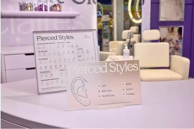 New Claire's Piercing Zone