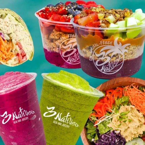 3 Natives Acai & Juicery Logo