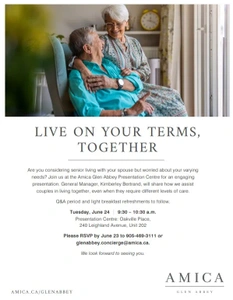 Live on your terms, together