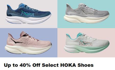 Up to 40% Off Select HOKA Shoes