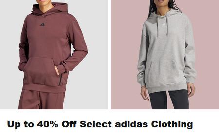 Up to 40% Off Select adidas Clothing