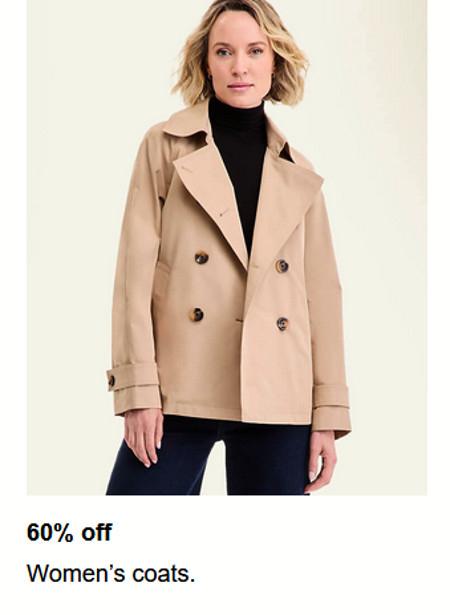 60% off Women's Coats