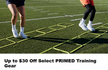 Up to $30 Off Select PRIMED Training Gear