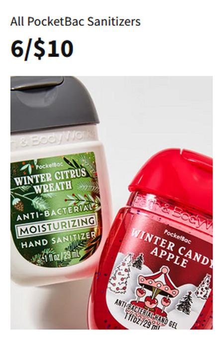 All PocketBac Sanitizers 6 for $10