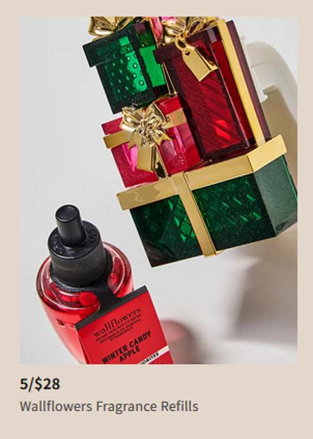 5 for $28 Wallflowers Fragrance Refills