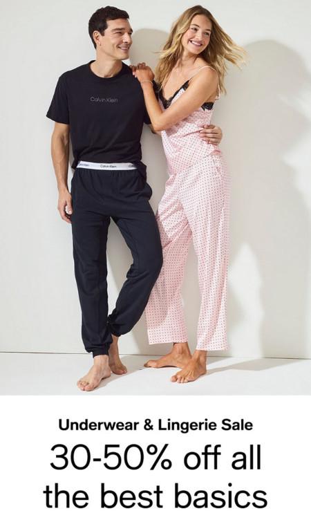 Underwear and Lingerie Sale: 30-50% off