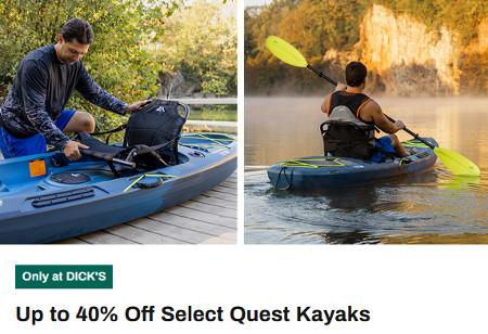 Up to 40% Off Select Quest Kayaks