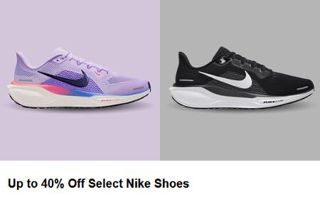 Up to 40% Off Select Nike Shoes