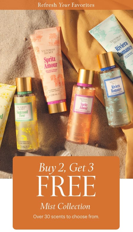 Buy 2, Get 3 Free Mist Collection