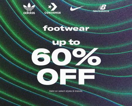 Footwear Up to 60% off