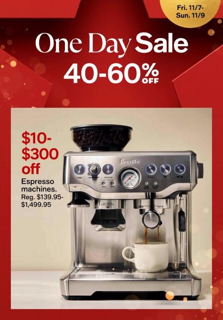 One Day Sale: 40-60% off