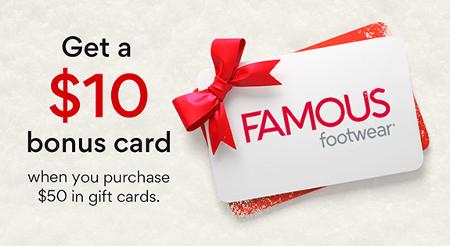 Get a $10 Bonus Card When You Purchase $50 in Gift Cards