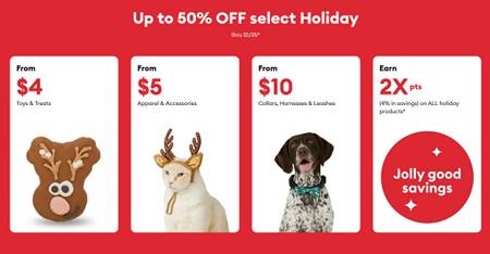 Up to 50% off Select Holiday