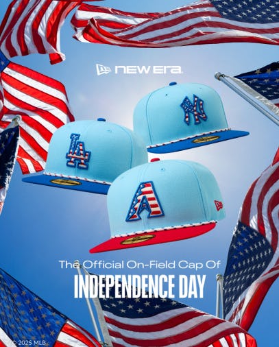 New Era MLB Independence Day Hats