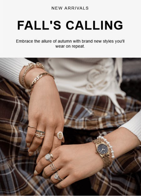 This Just In: Fall New Arrivals