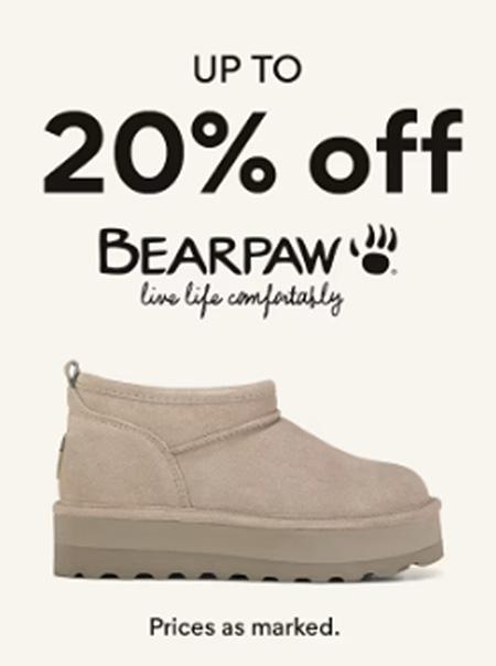Up to 20% Off Bearpaw