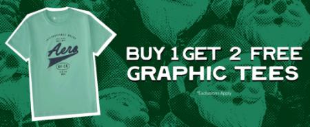 Graphic Tees: Buy 1, Get 2 Free