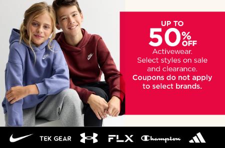 Up to 50% Off Activewear
