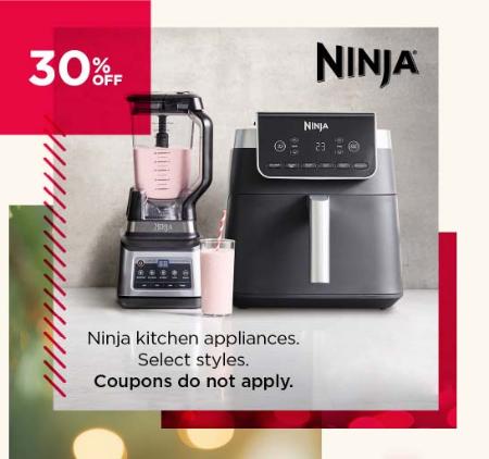 30% Off Ninja Kitchen Appliances