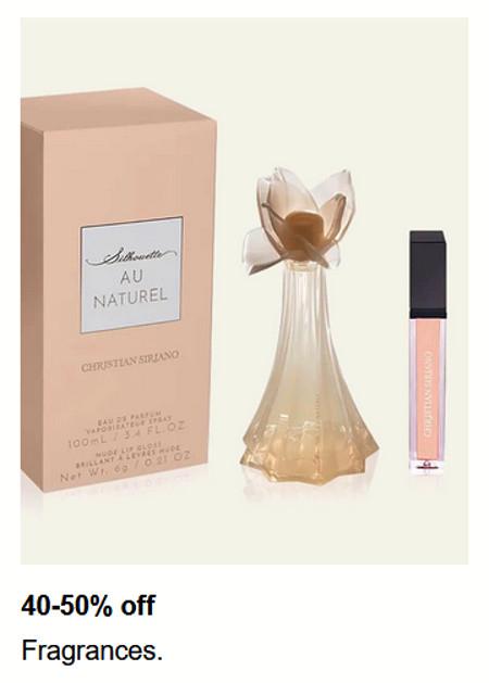 40-50% off Fragrances