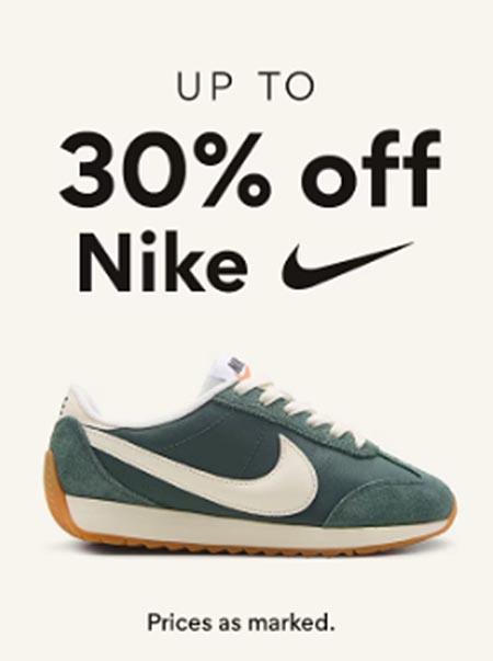 Up to 30% Off Nike