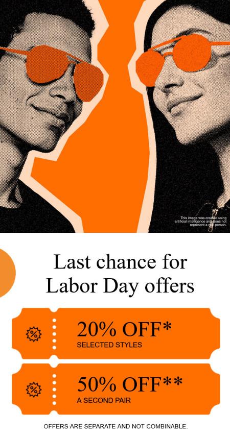 20% off Selected Styles