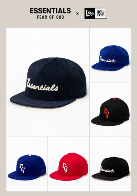 New Fear of God ESSENTIALS x New Era Headwear