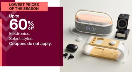 Up to 60% Off Electronics