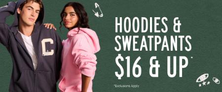 $16 & Up Hoodies & Sweatpants