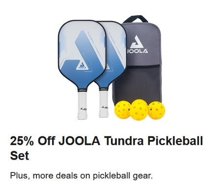 25% Off JOOLA Tundra Pickleball Set