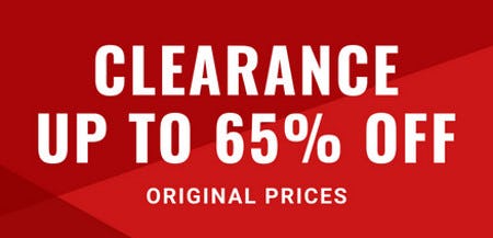 Clearance Up to 65% off Original Prices