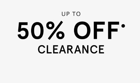 Up to 50% off Clearance