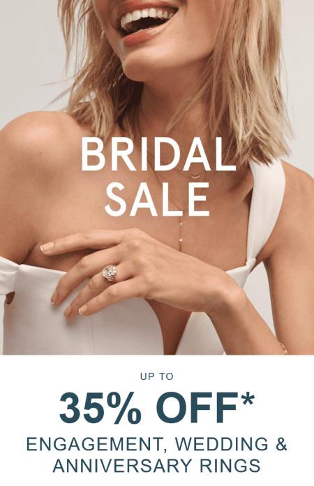 Up to 35% off Engagement, Wedding and Anniversary Rings
