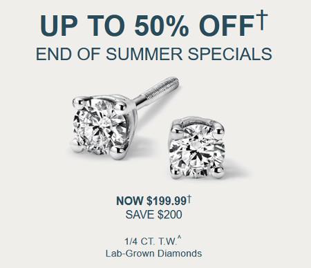 End of Summer Specials: Up to 50% off