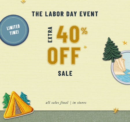Extra 40% Off Sale