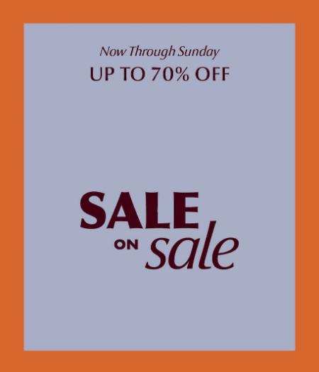 Up to 70% Off Sale