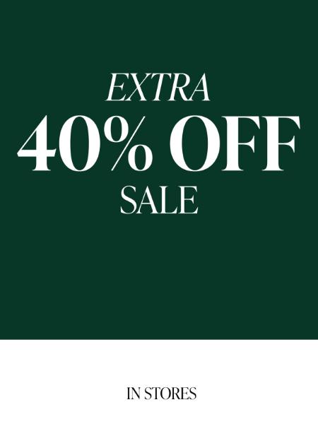 Extra 40% Off Sale