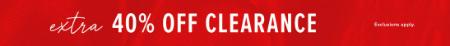 Extra 40% Off Clearance