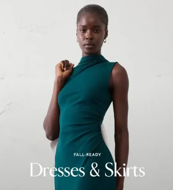 ponte knit dress banana republic Outlets At Castle Rock ::: Fall-Ready: Dresses & Skirts Flared dress