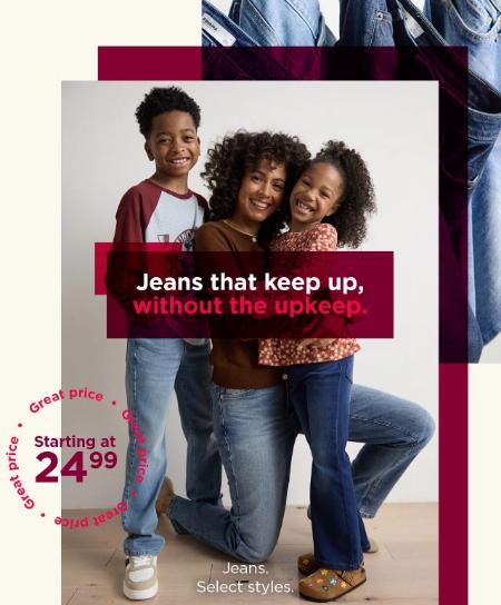 Starting at $24.99 Jeans