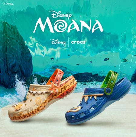 Meet the New Disney Moana Crocs