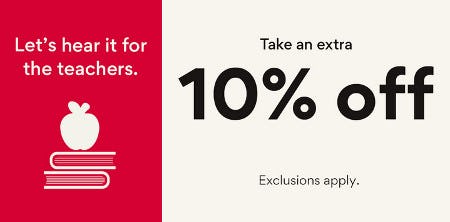 Take an Extra 10% off