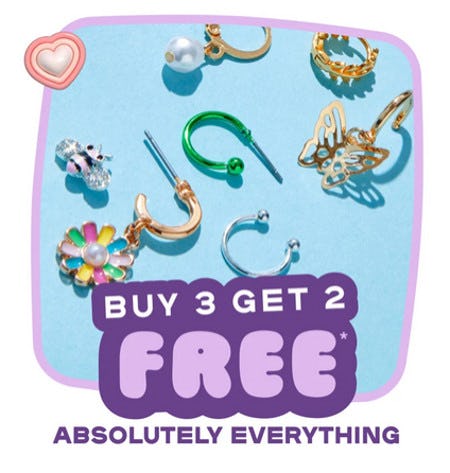 Buy 3, Get 2 Free Absolutely Everything