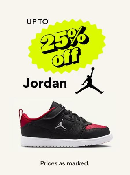 Up to 25% Off Jordan