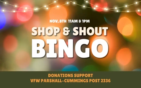 Shop & Shout BINGO | Support the Veterans thumbnail